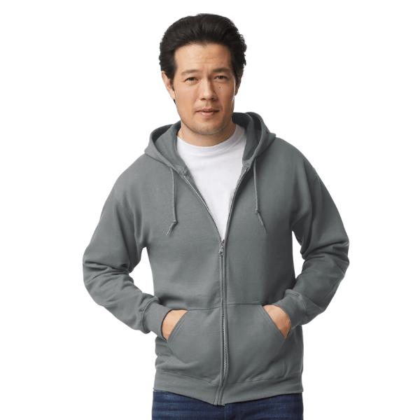 Heavy Blend Full-Zip Hooded Sweatshirt - Image 3