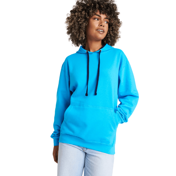 Bright Colour Contrast Hoodie AWD Varsity - Image 2