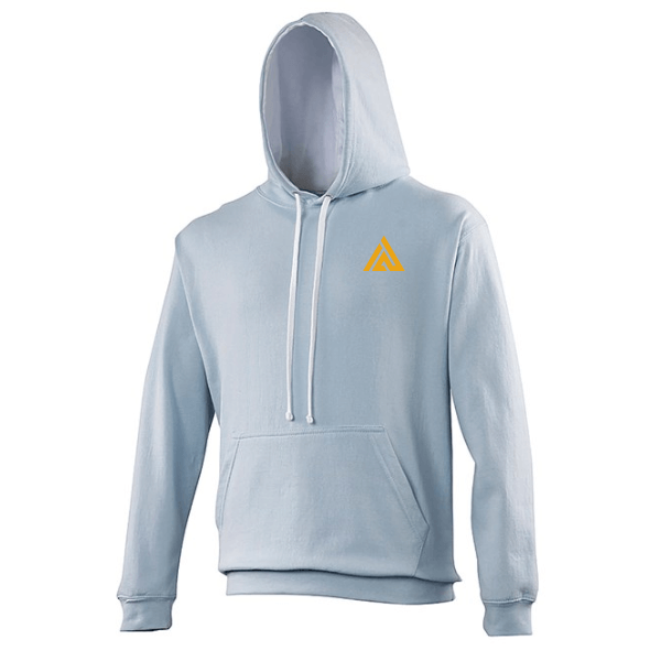 Bright Colour Contrast Hoodie AWD Varsity