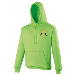 Flourescent Electric Colour Hoodie. AWD Brand.