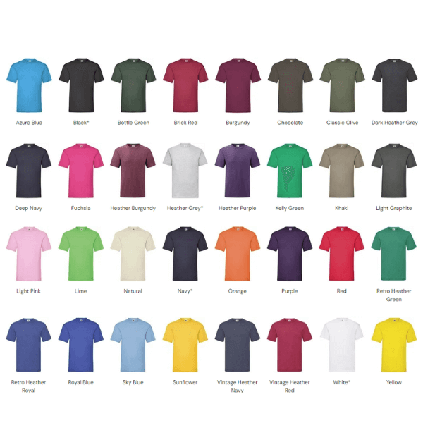 Fruit of the Loom VALUE WEIGHT 160gram T-shirts - Image 2