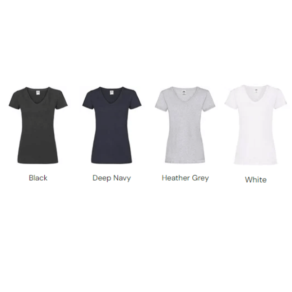 Women's Value Weight V-neck T-Shirt - Image 3