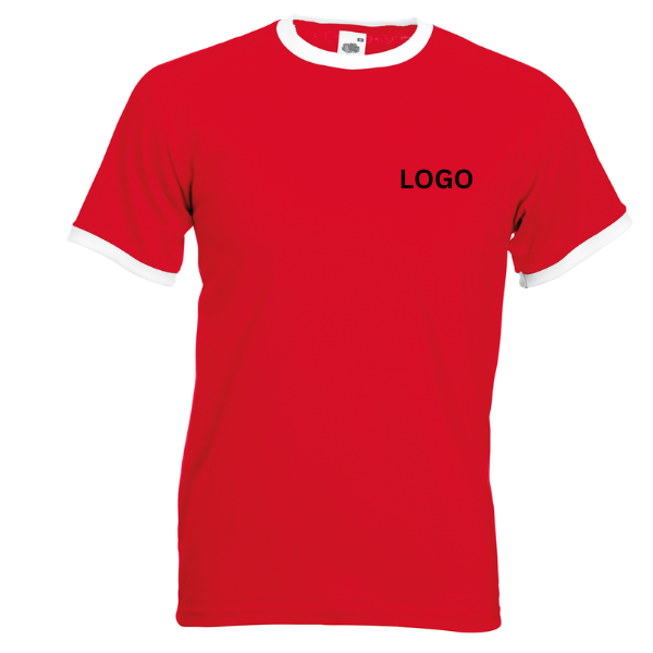 COLOUR CONTRAST Ringer T-shirt 160gram from Fruit of the Loom