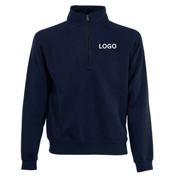 Fruit of the Loom Zip Neck Sweatshirt