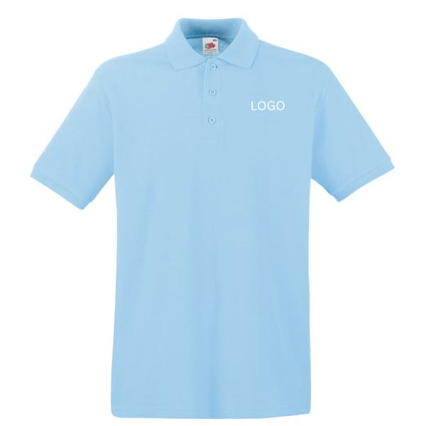Premium 100% Cotton Polo Shirt from Fruit of The Loom