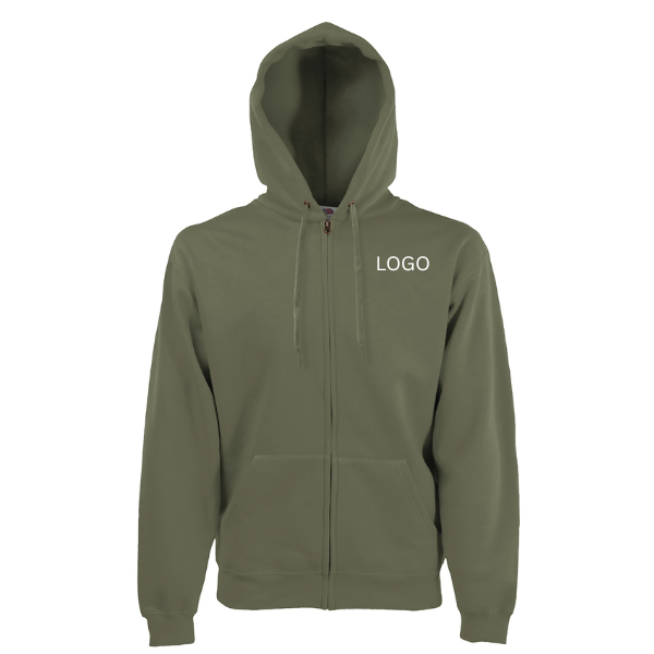 Premium Quality Fruit Of The Loom Full Zip Hoodie