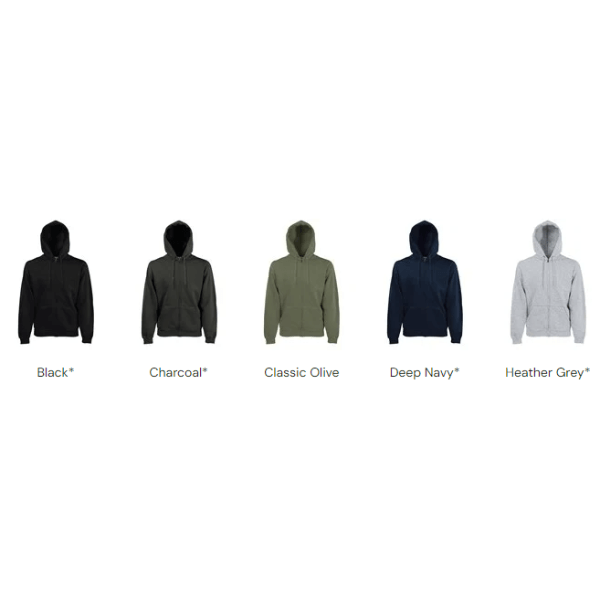Fruit of the Loom Lightweight Full Zip Hoodie - Image 2