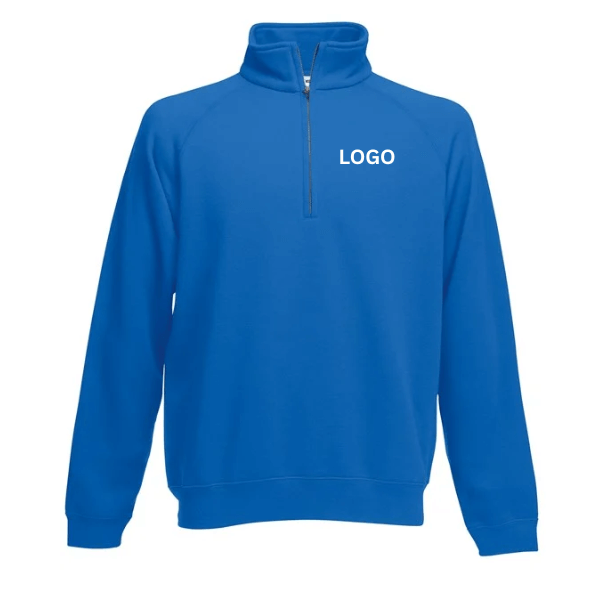 Premium 70/30 Zip Neck Sweatshirt