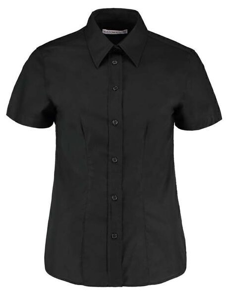 Women's Workplace Oxford Blouse Short Sleeved - Image 5