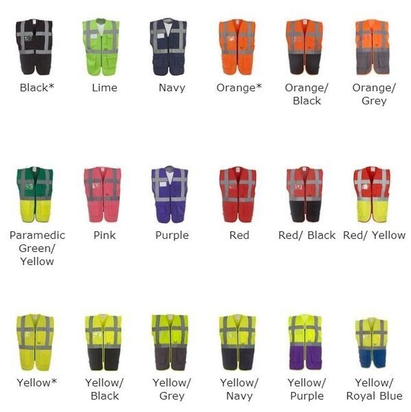 Multipocket High Visibility Waistcoat - Image 4