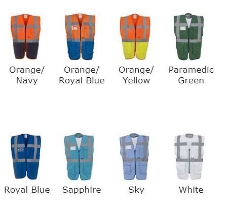 Multipocket High Visibility Waistcoat - Image 6
