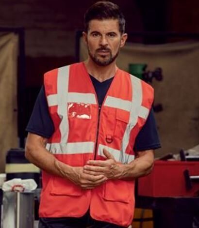 Multipocket High Visibility Waistcoat - Image 2