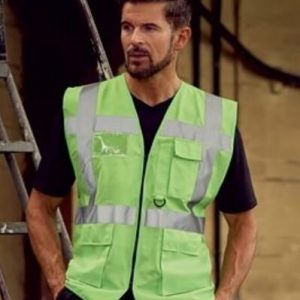 Multipocket High Visibility Waistcoat