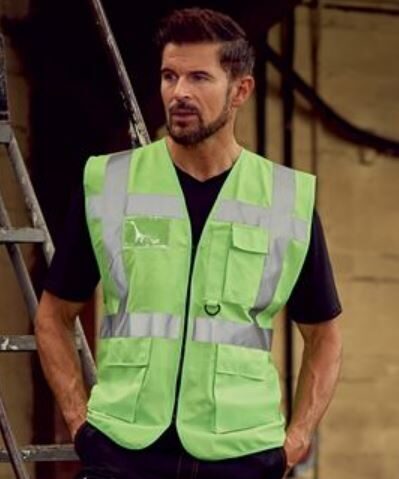 Multipocket High Visibility Waistcoat