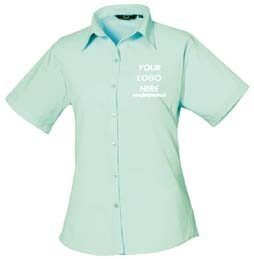 Premier Women's Poplin Blouse Short Sleeves - Image 30