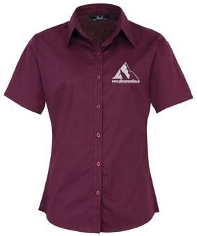 Premier Women's Poplin Blouse Short Sleeves - Image 27