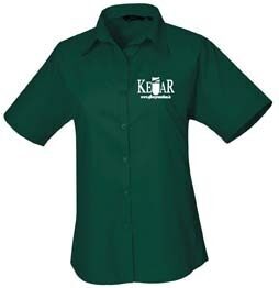 Premier Women's Poplin Blouse Short Sleeves - Image 29