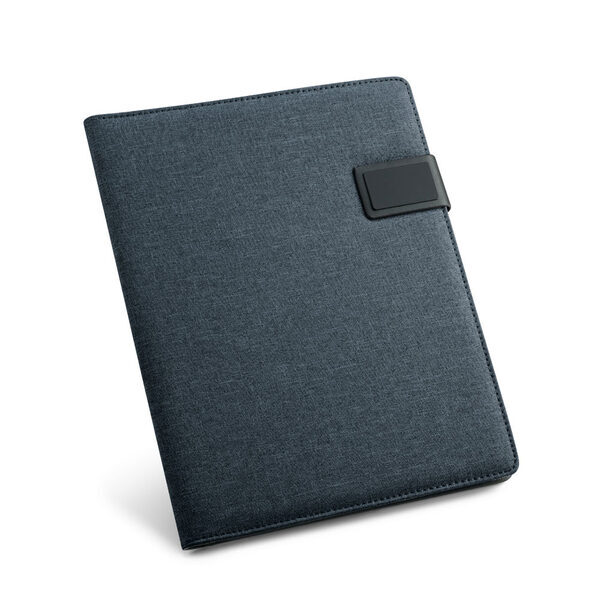 Linen-Faux Leather A4 Folder With Magnetic Closure - Image 2