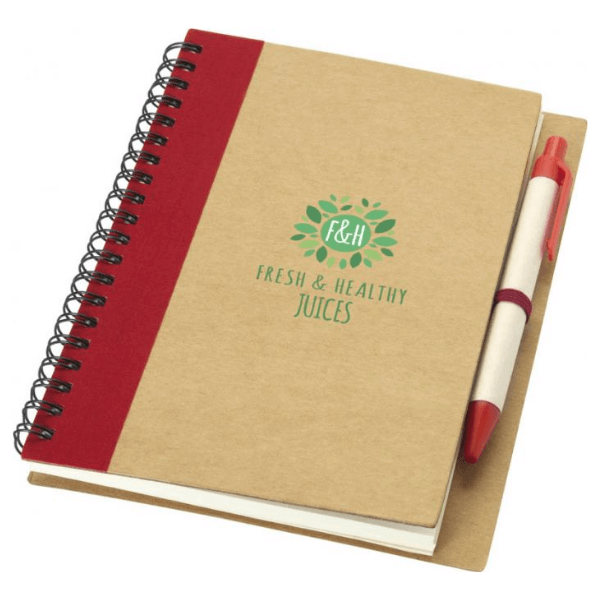 Recycled Notebook & Pen