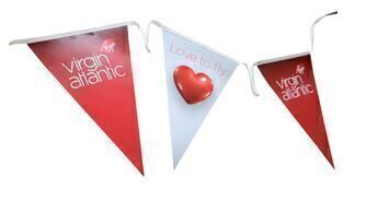 Promotional Bunting.Triangular Pennants.
