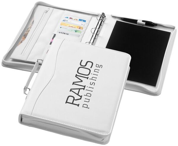 Ebony A4 Briefcase Portfolio With Ring Binder - Image 5