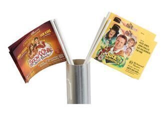 Hand Held Paper Flags. Printed 1 Colour.