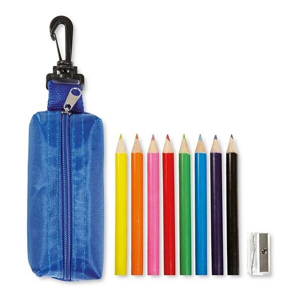 DISC 8 Colouring Pencils In Pouch - Image 7
