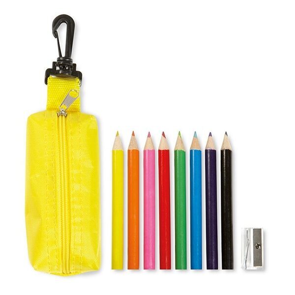 DISC 8 Colouring Pencils In Pouch - Image 4