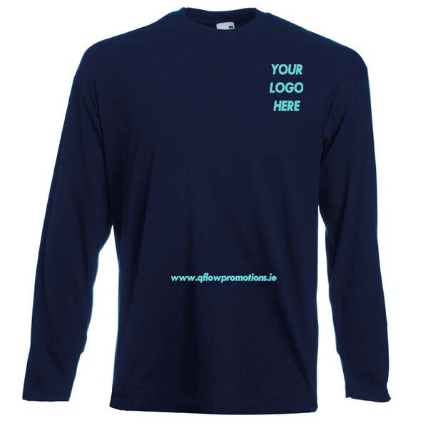 Long Sleeve T-shirt. Fruit of the Loom. - Image 5