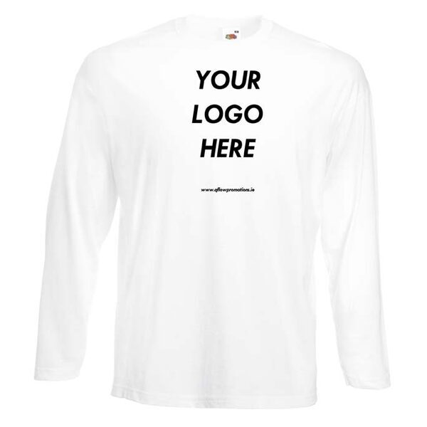 Long Sleeve T-shirt. Fruit of the Loom. - Image 3
