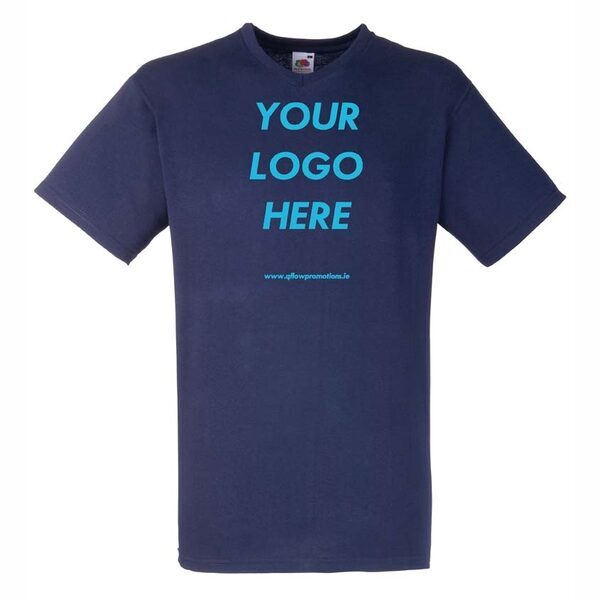 Fruit of The Loom V-NECK T-Shirt Medium Weight 160gram - Image 11