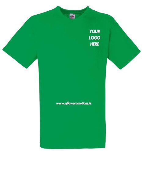 Fruit of The Loom V-NECK T-Shirt Medium Weight 160gram - Image 10