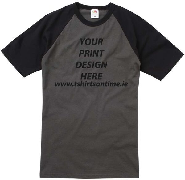 Baseball COLOUR-CONTRAST T-shirts from Fruit of the Loom.160 gram - Image 9
