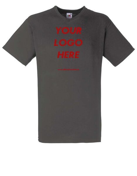 Fruit of The Loom V-NECK T-Shirt Medium Weight 160gram - Image 8