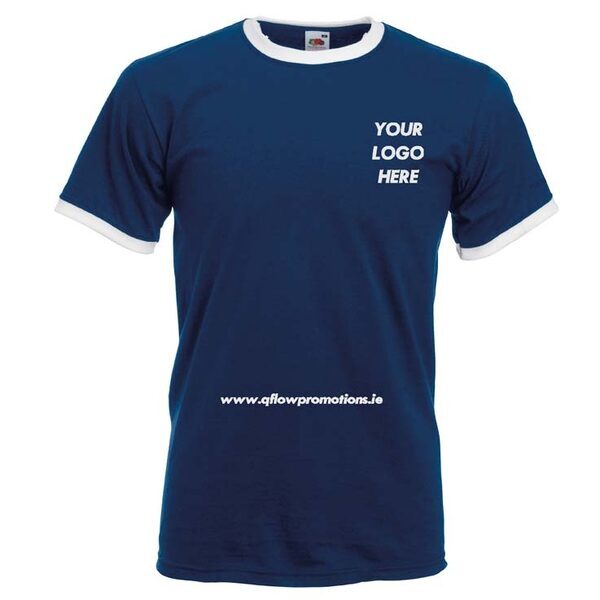 COLOUR CONTRAST Ringer T-shirt 160gram from Fruit of the Loom - Image 9