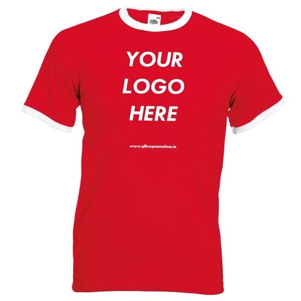 COLOUR CONTRAST Ringer T-shirt 160gram from Fruit of the Loom - Image 7