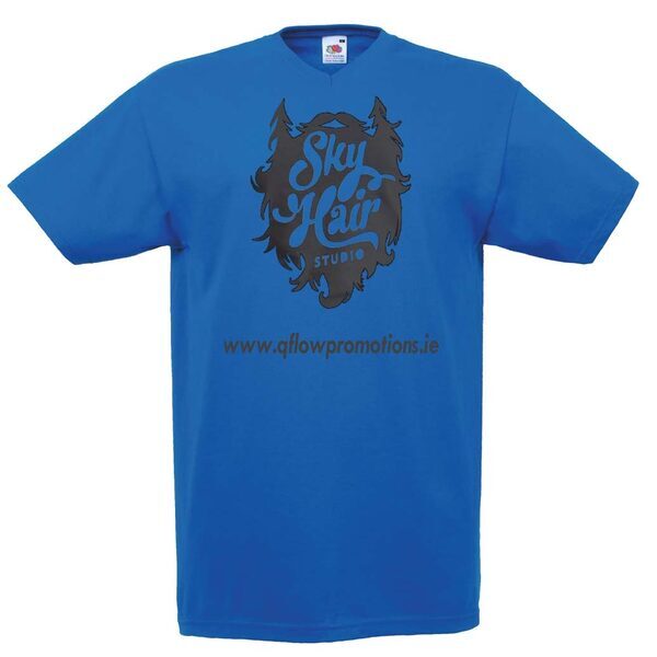 Fruit of The Loom V-NECK T-Shirt Medium Weight 160gram - Image 4