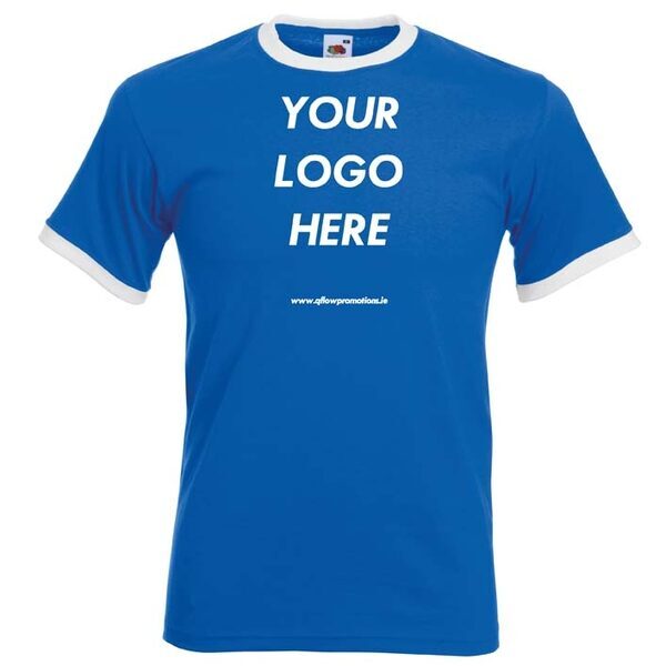 COLOUR CONTRAST Ringer T-shirt 160gram from Fruit of the Loom - Image 5