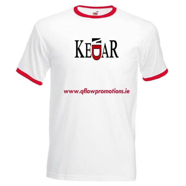 COLOUR CONTRAST Ringer T-shirt 160gram from Fruit of the Loom - Image 2
