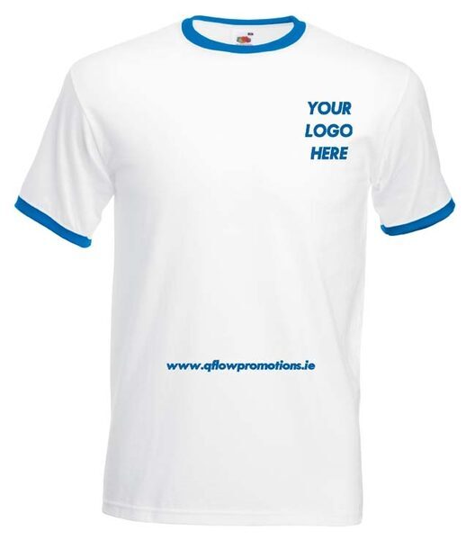 COLOUR CONTRAST Ringer T-shirt 160gram from Fruit of the Loom - Image 3
