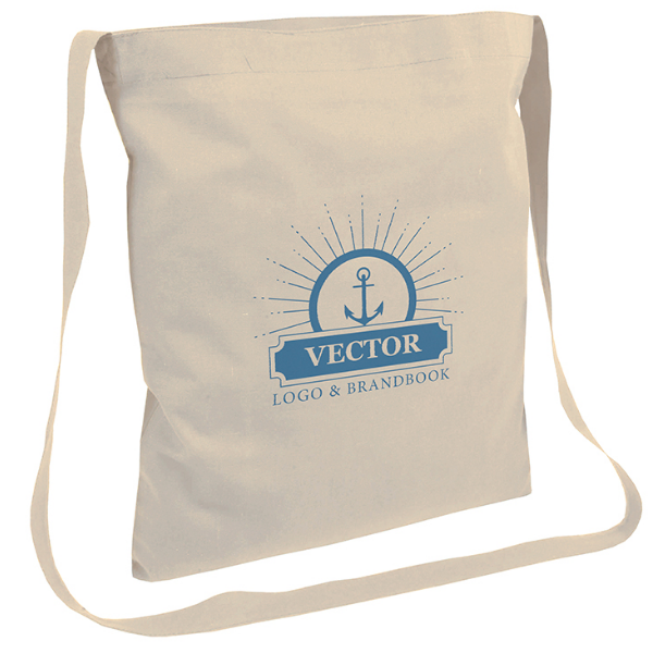 Cotton Shopping Bag with Shoulder Strap