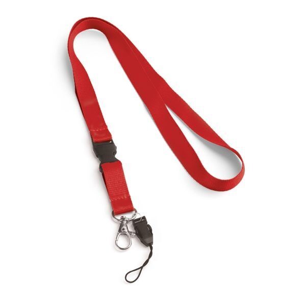 Flat Polyester Lanyards With Strap