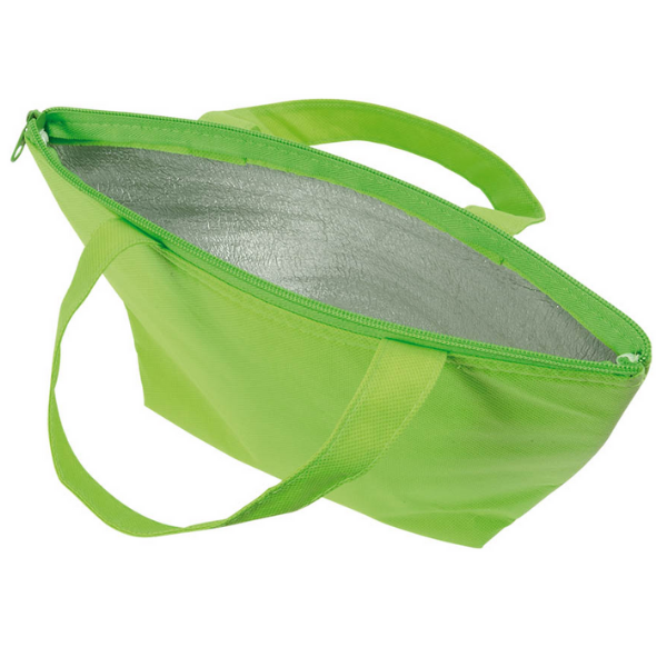 Mini Cooler Bag with Silver Interior - Image 2