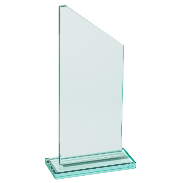 20cm Jade Econ Glass Plaque (Plain Box) Engraving included