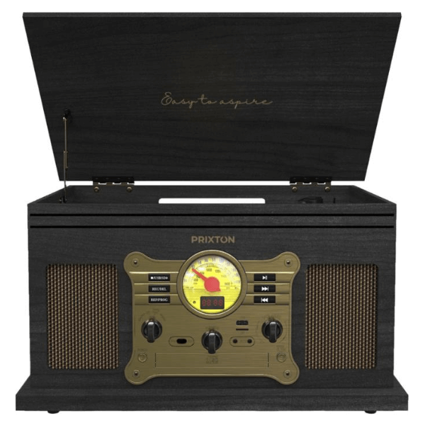 Prixton Century Vinyl Turntable and Music