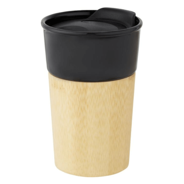 Pereira 320ml Porcelain Mug with Bamboo - Image 3