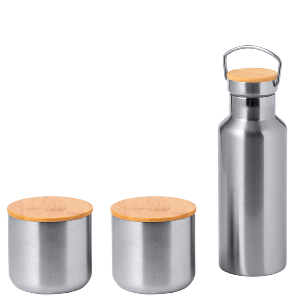 Set Dickson with Stainless Steel Flask and Bamboo - Image 3