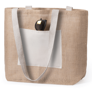 Jute Bag Farus with Cotton Front Pocket
