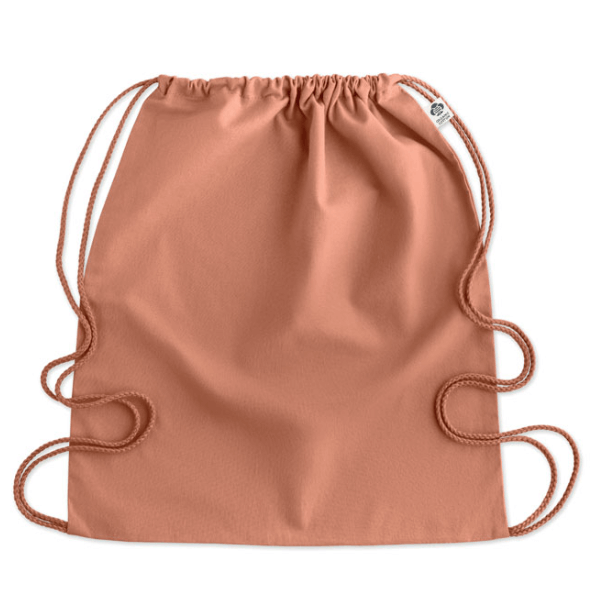 YUKI Colour Organic Cotton Drawstring Bag - Image 3
