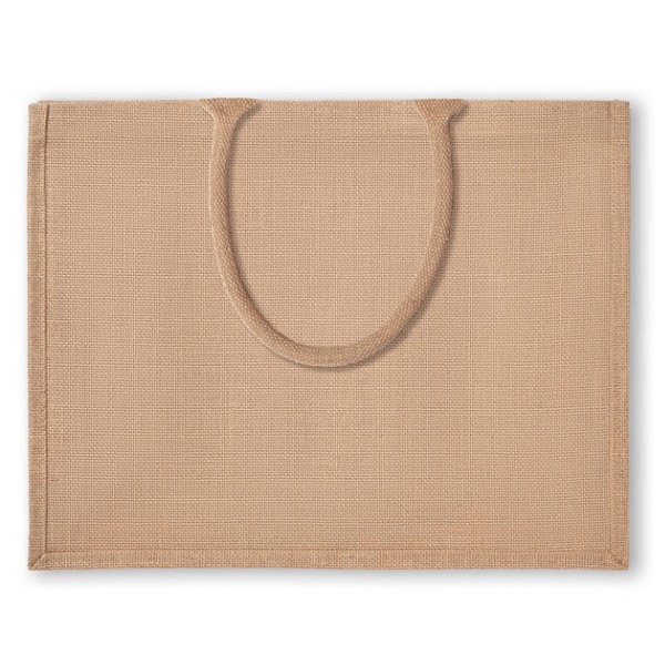 Brick Lane Jute Laminated Bag - Image 2